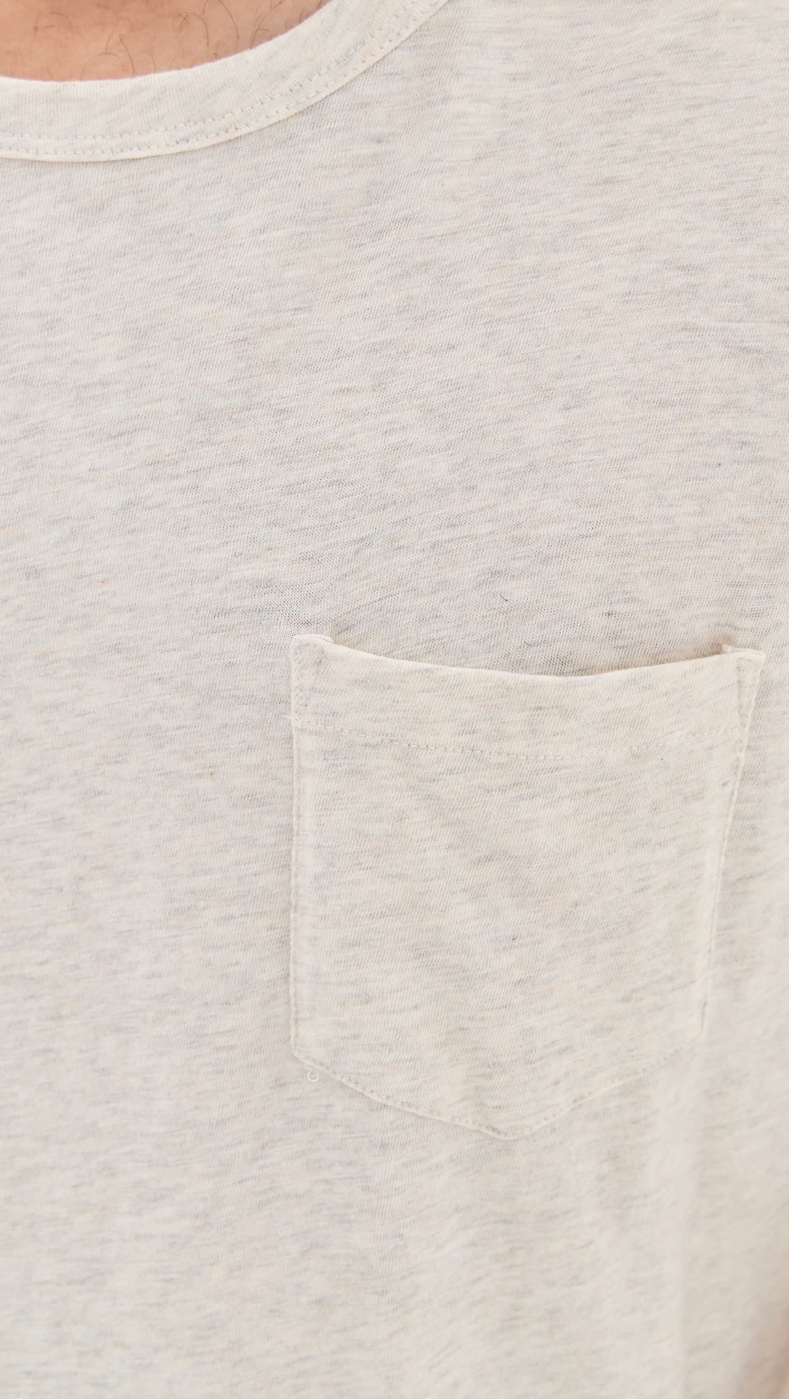 Sunwashed Pocket Tee Island Dune Heather
