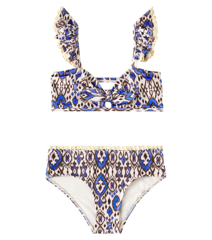 Zimmermann Kids Wylie printed bikini