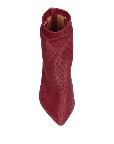 Ovyé Woman Ankle boots Burgundy Size 10 Leather