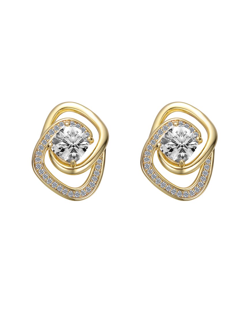 14K Plated Cz Studs