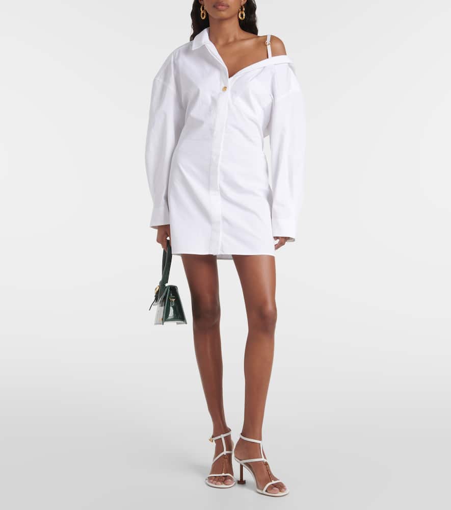 Jacquemus La Mini Robe Chemise cotton shirt dress