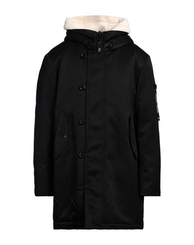 Peuterey Man Puffer Black Size L Wool, Polyamide