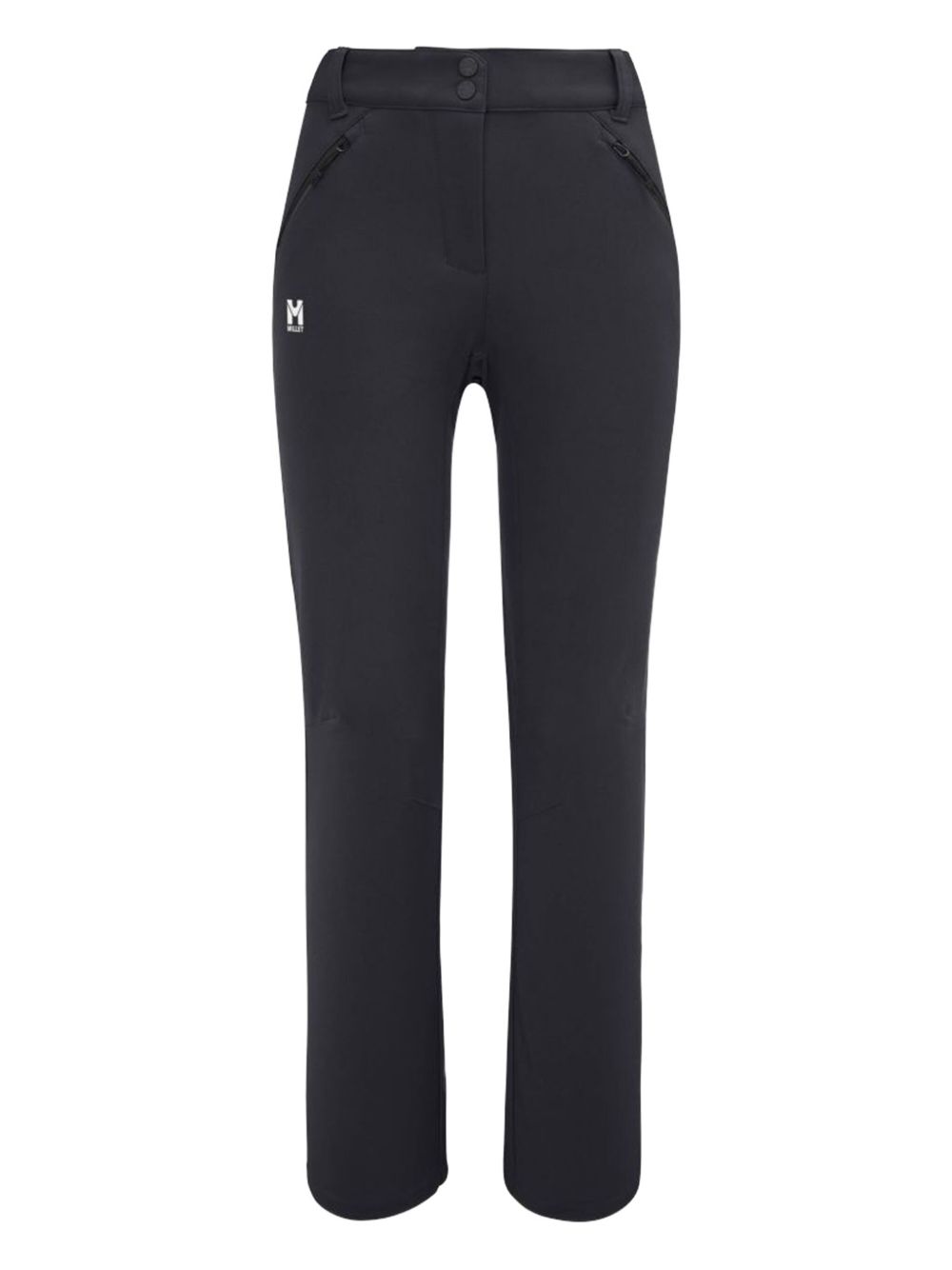 Zip-pocket trousers - Black