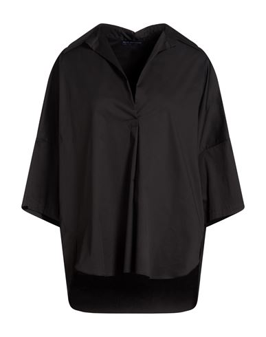 Woman Top Black Size 10 Cotton, Polyamide, Elastane