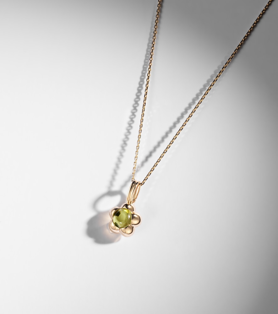 Kensington 14kt gold necklace with peridot