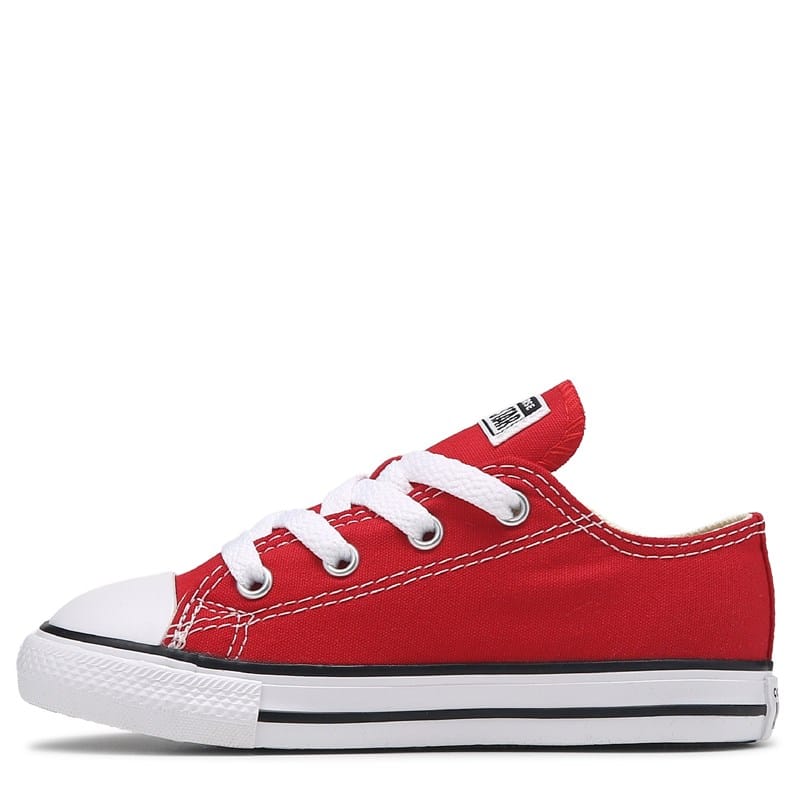 Kids' Chuck Taylor All Star Low Top Sneaker Baby/Toddler Shoes (Red)