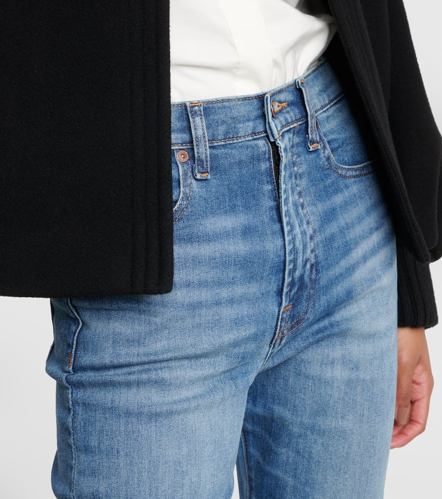 High-rise slim jeans