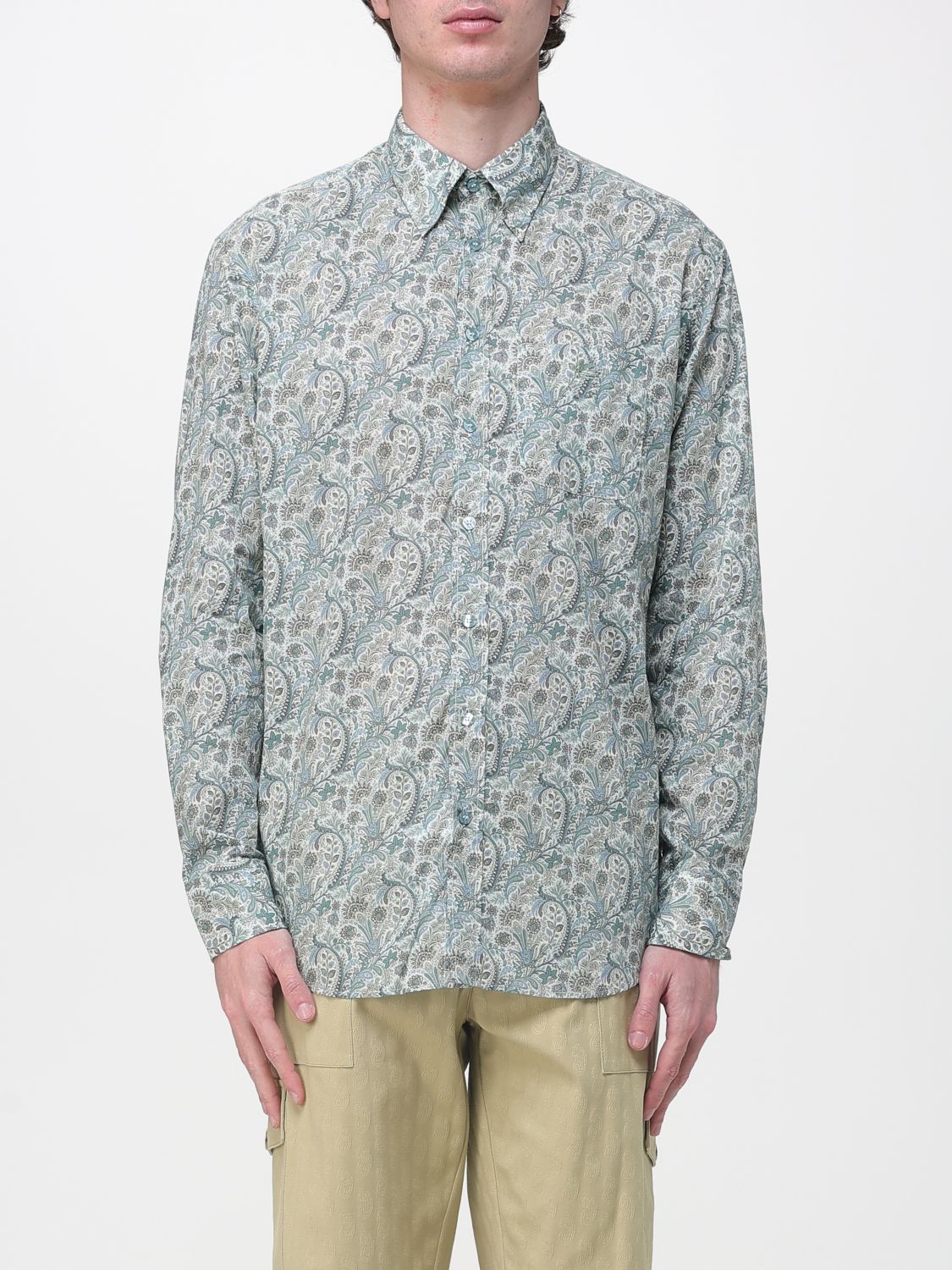 Shirt Men color Green