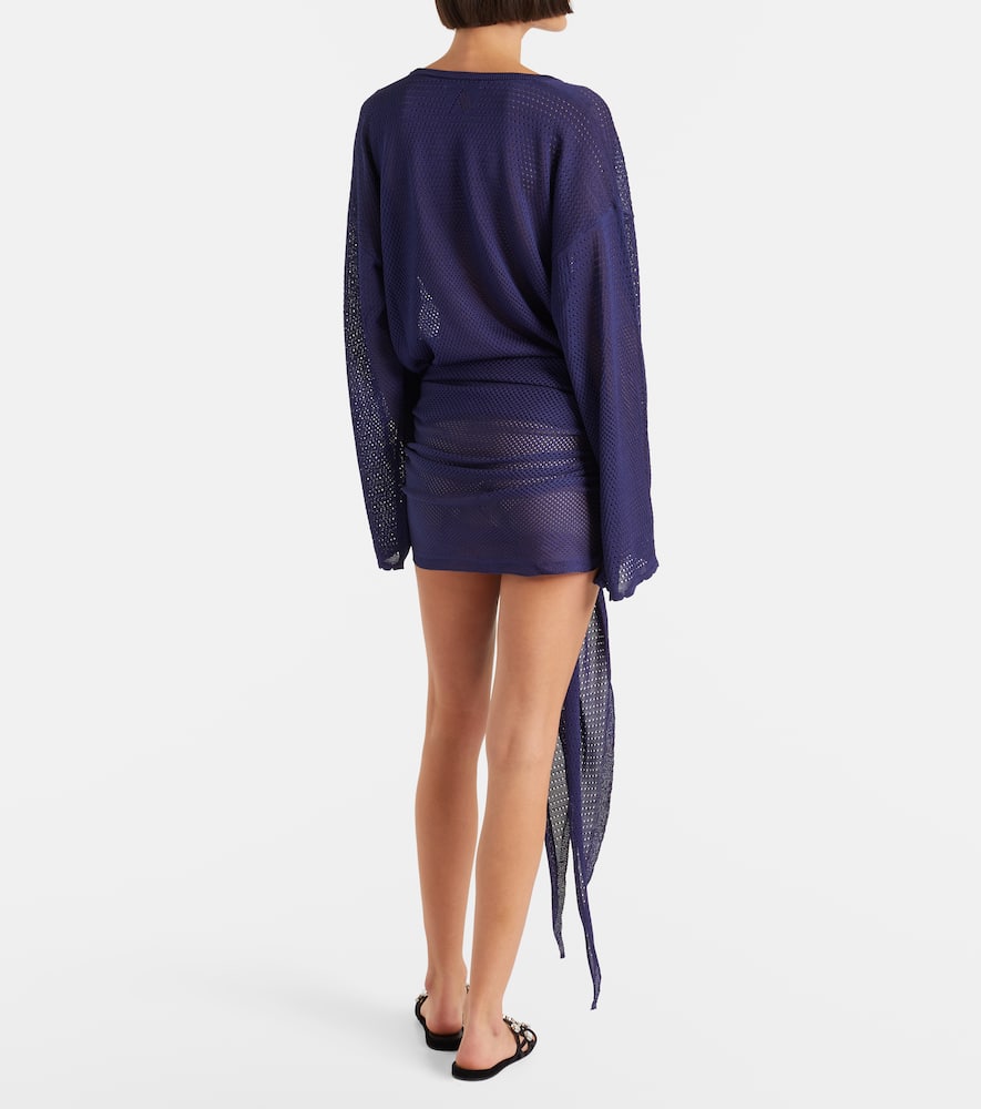 Open-knit minidress
