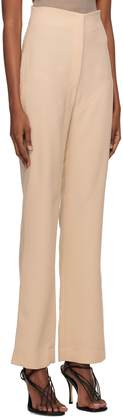 SSENSE Work Capsule Beige Panel Slacks