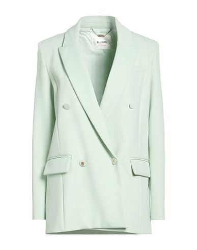 Woman Blazer Light green Size 10 Polyamide, Viscose, Elastane