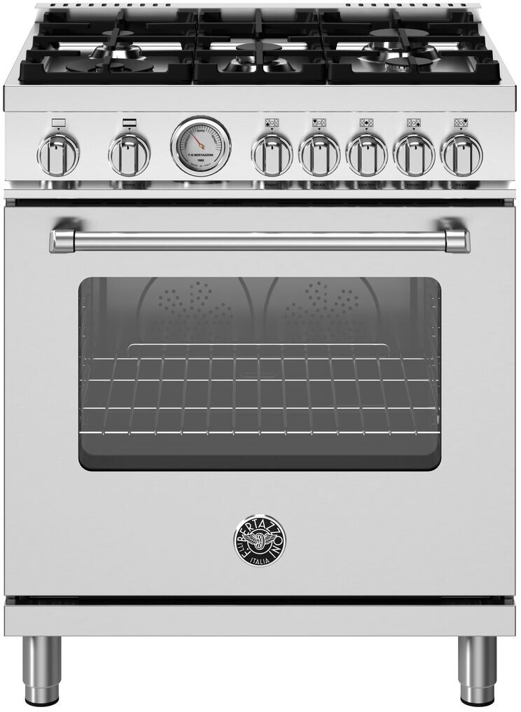Bertazzoni Master 30" Liquid Propane Range MAS305GASXVLP