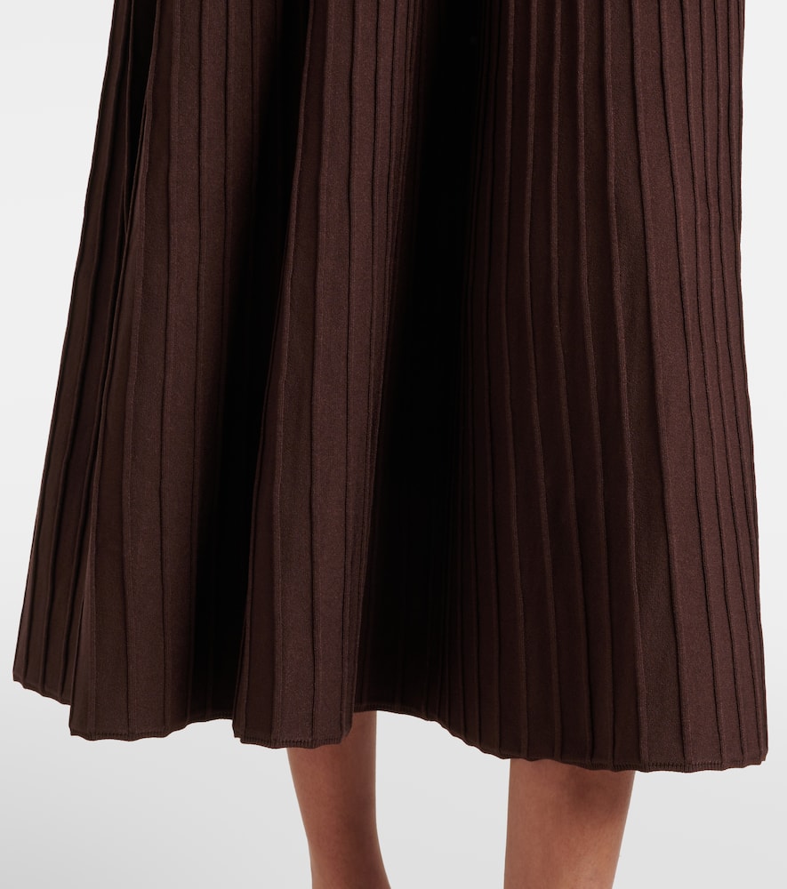 Genna ribbed-knit midi dress