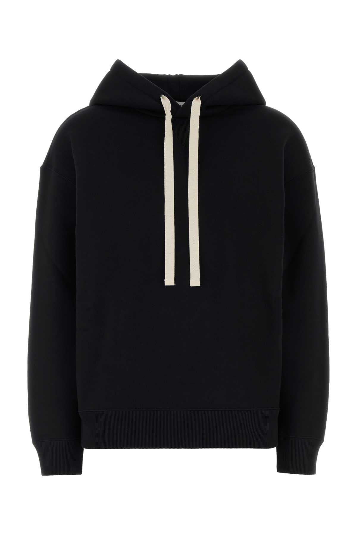 Cotton Hoodie — Black