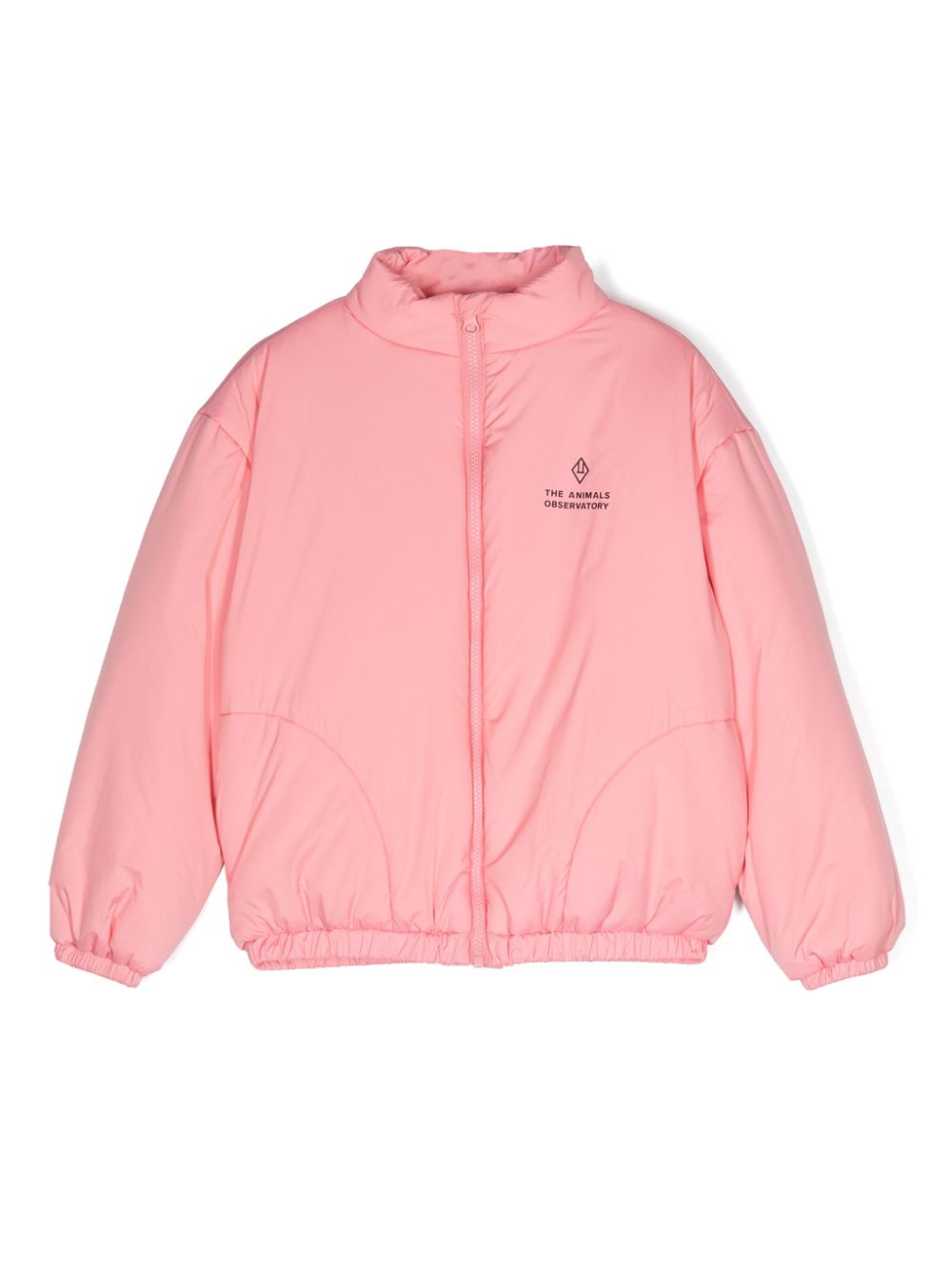 Crocodile padded jacket - Pink