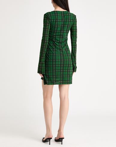 Woman Mini dress Green Size S Polyamide