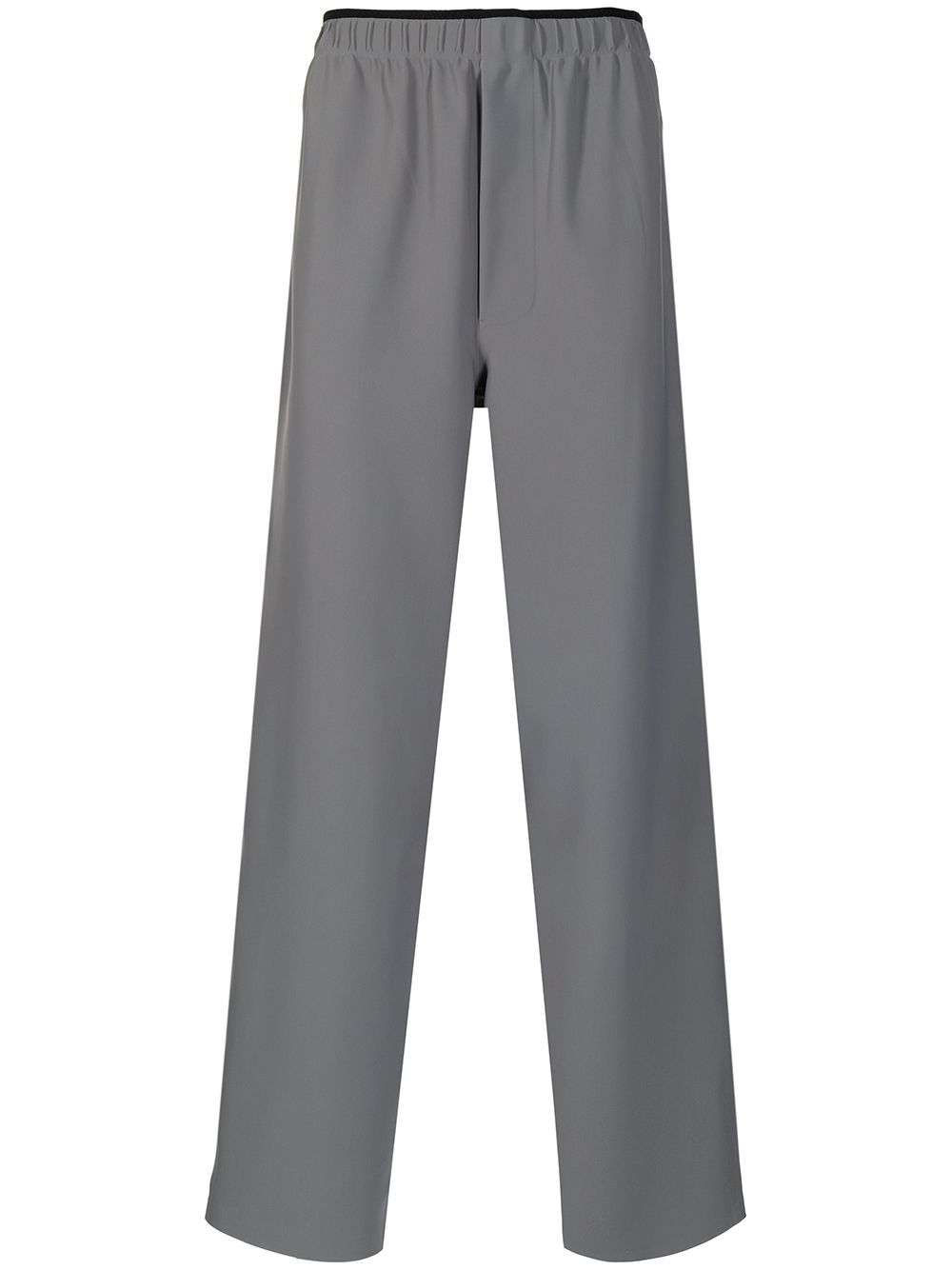 Elasticated-waist trousers - Grey