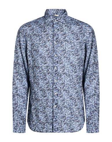 Stenströms Man Shirt Navy Size L Linen