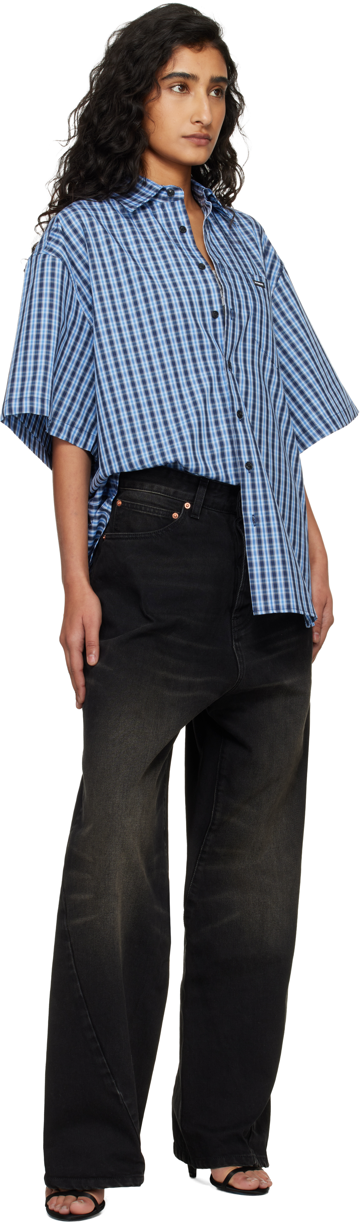 Black Spiral Jeans