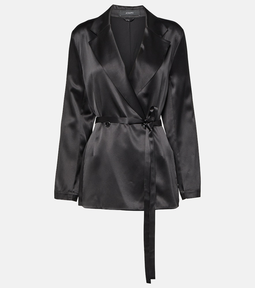 Joubert silk satin jacket