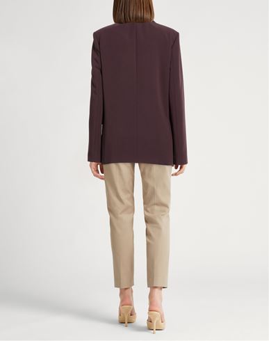 Crème Woman Blazer Plum Size 8 Polyester, Viscose, Elastane