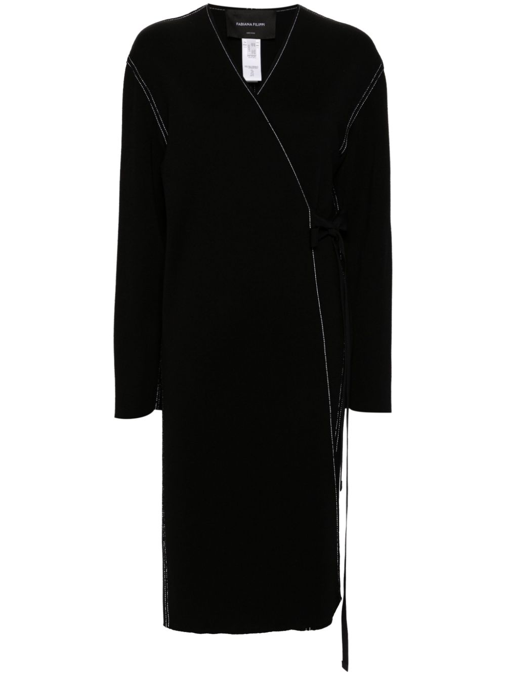 Merino wool coat - 825 BLACK