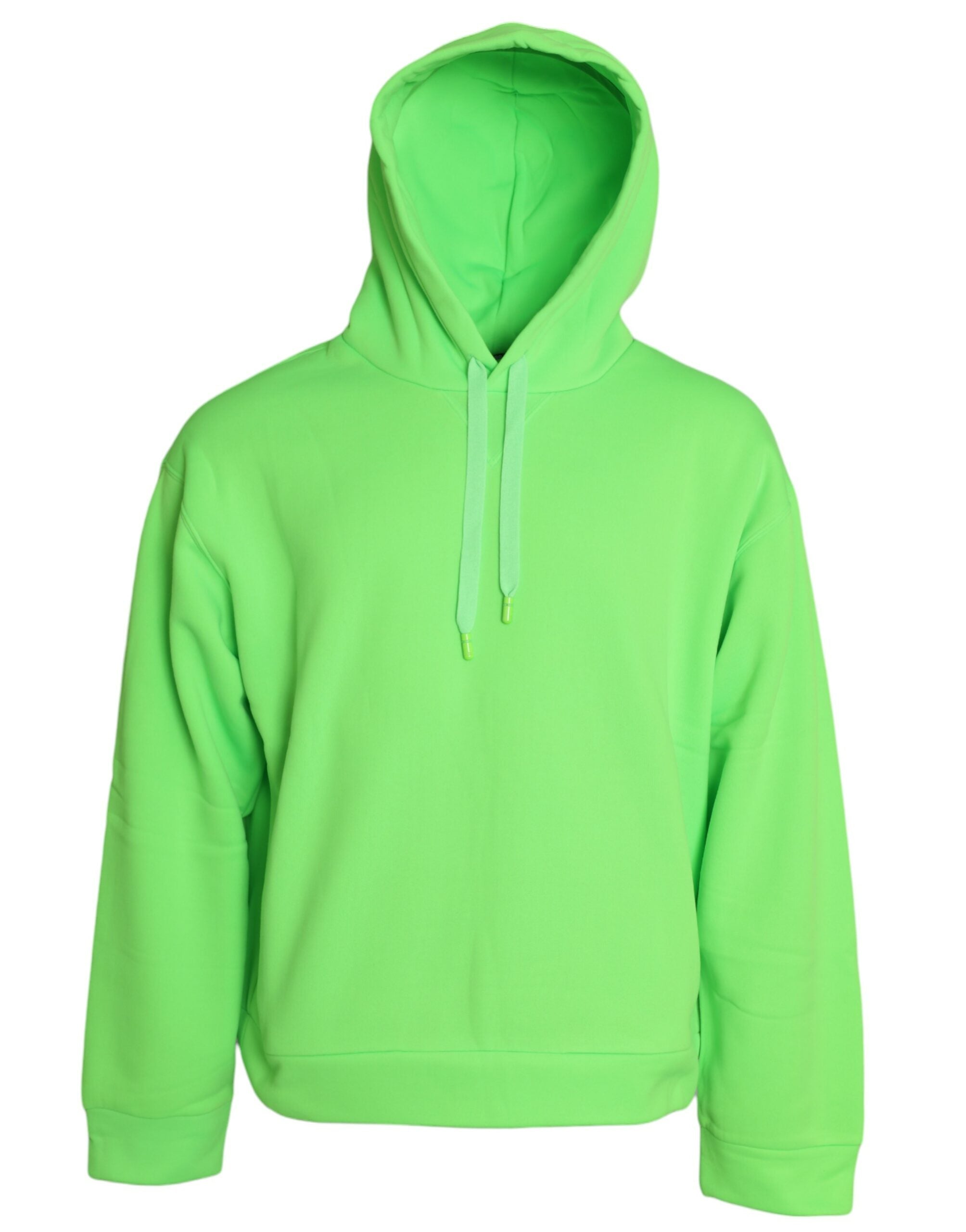 Neon Polyester Hoodie — Green