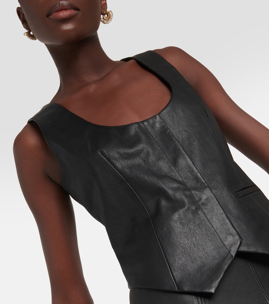 Adrian leather vest