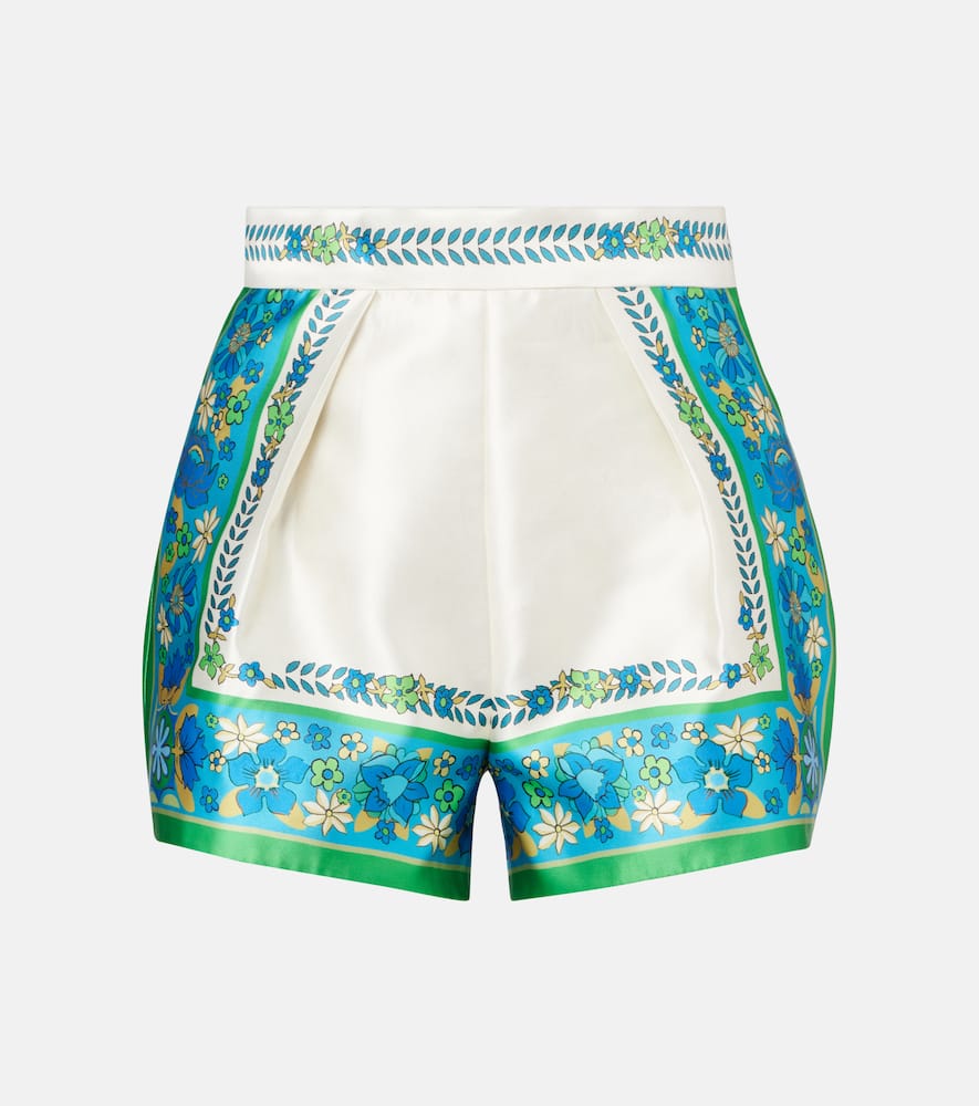 Alémais Vivianna printed high-rise shorts