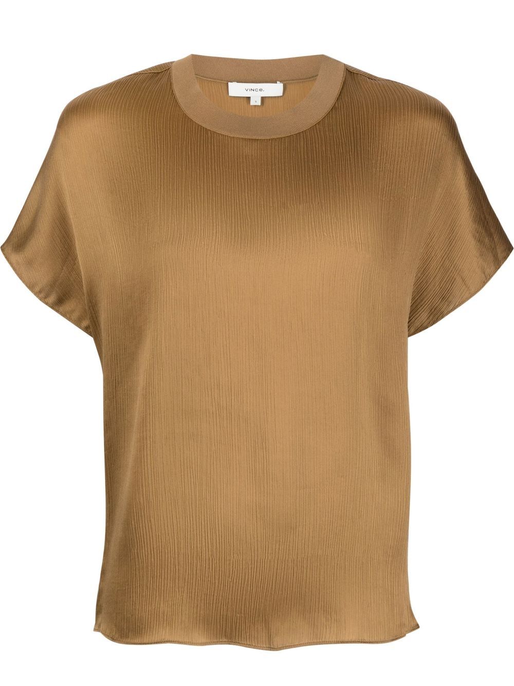 Round neck T-shirt - Brown