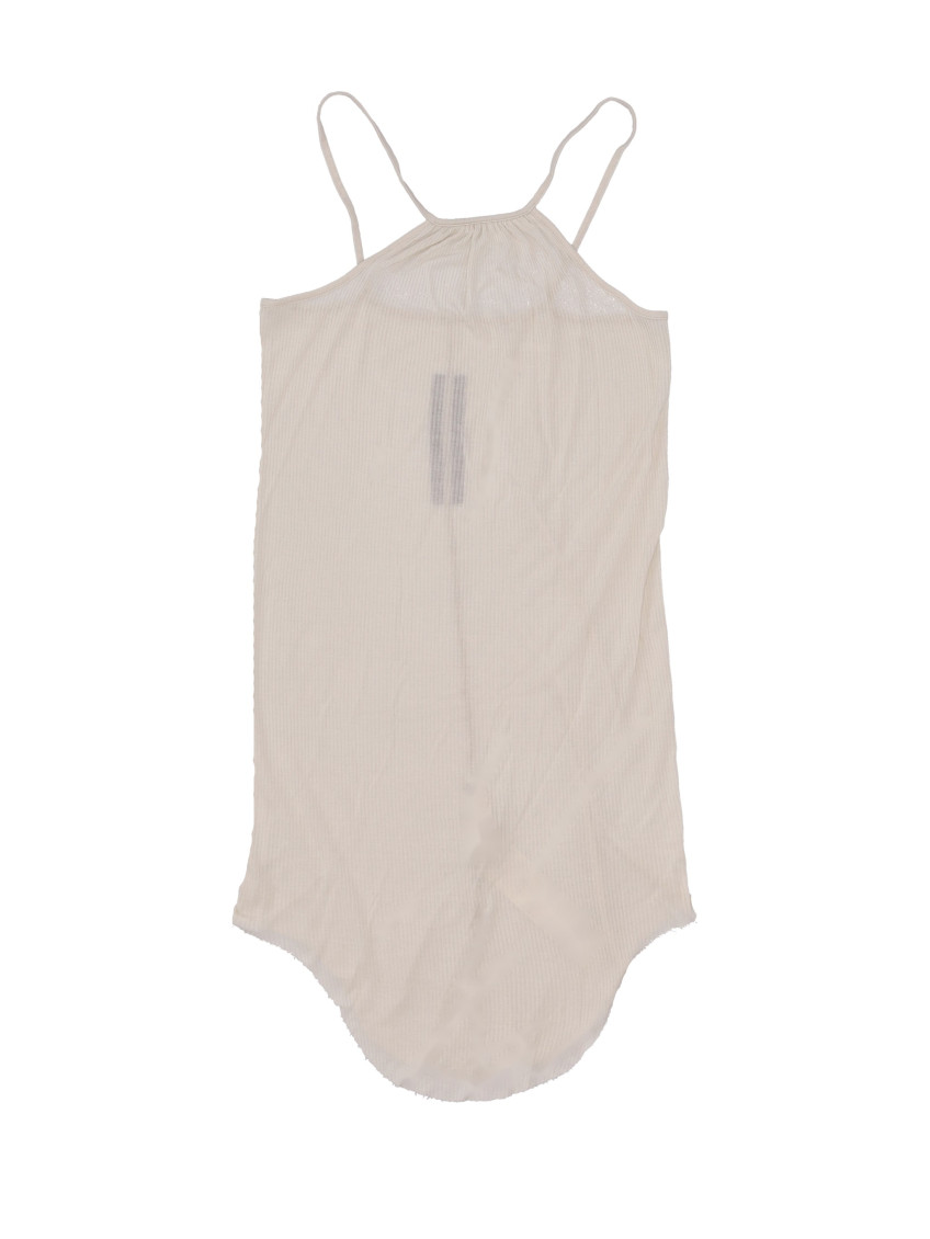 Beige Square Neck Tank Top