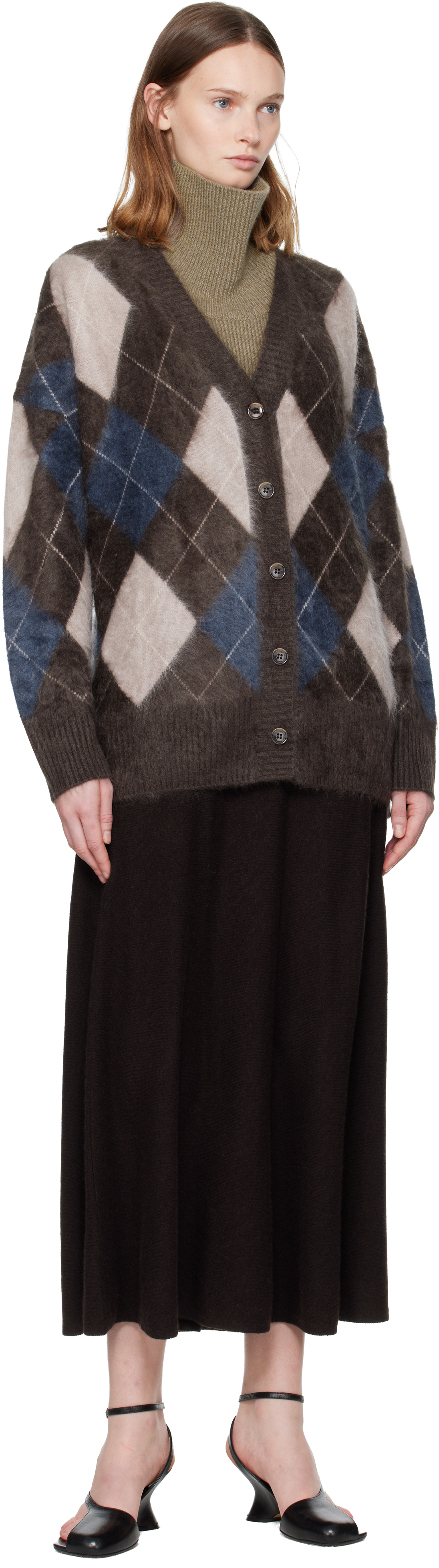 Brown Elaria Cardigan