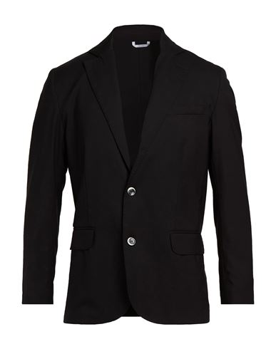 Man Blazer Black Size 42 Wool, Polyester, Elastane