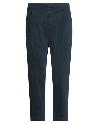 Man Pants Midnight blue Size 34 Cotton, Elastane