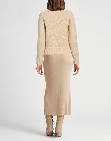 Woman Sweater Cream Size 2 Wool