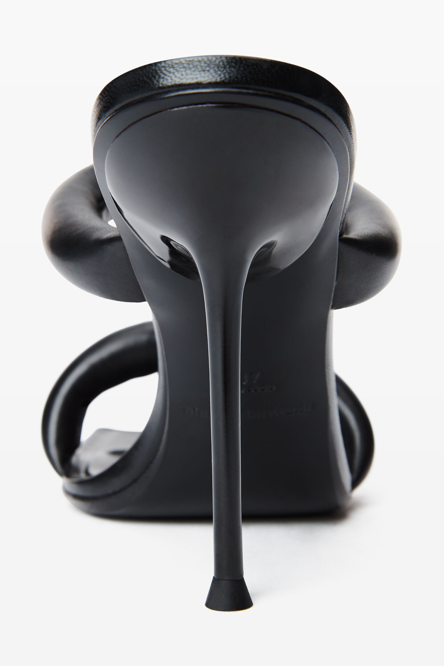 Women's Julie Tubular Sandal In Lambskin Black
