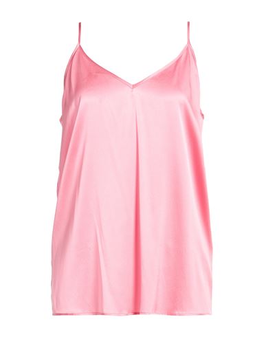 (the Mercer) N. y. Woman Top Pink Size 6 Silk, Elastane