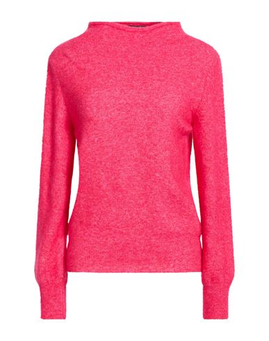 Woman Turtleneck Fuchsia Size 8 Nylon, Merino Wool, Alpaca wool, Elastane