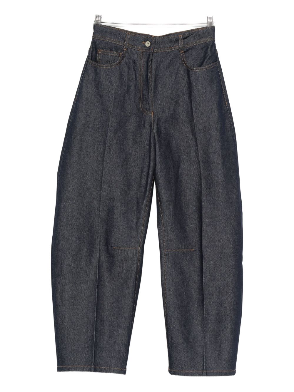 Dart-detailing jeans - Blue