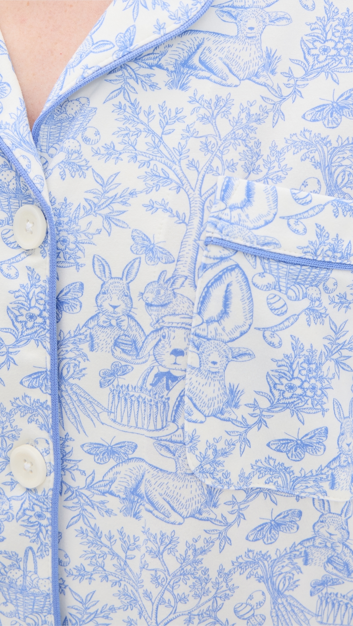 Cotton Knit Long Sleeve PJ Set Fairytale Forest