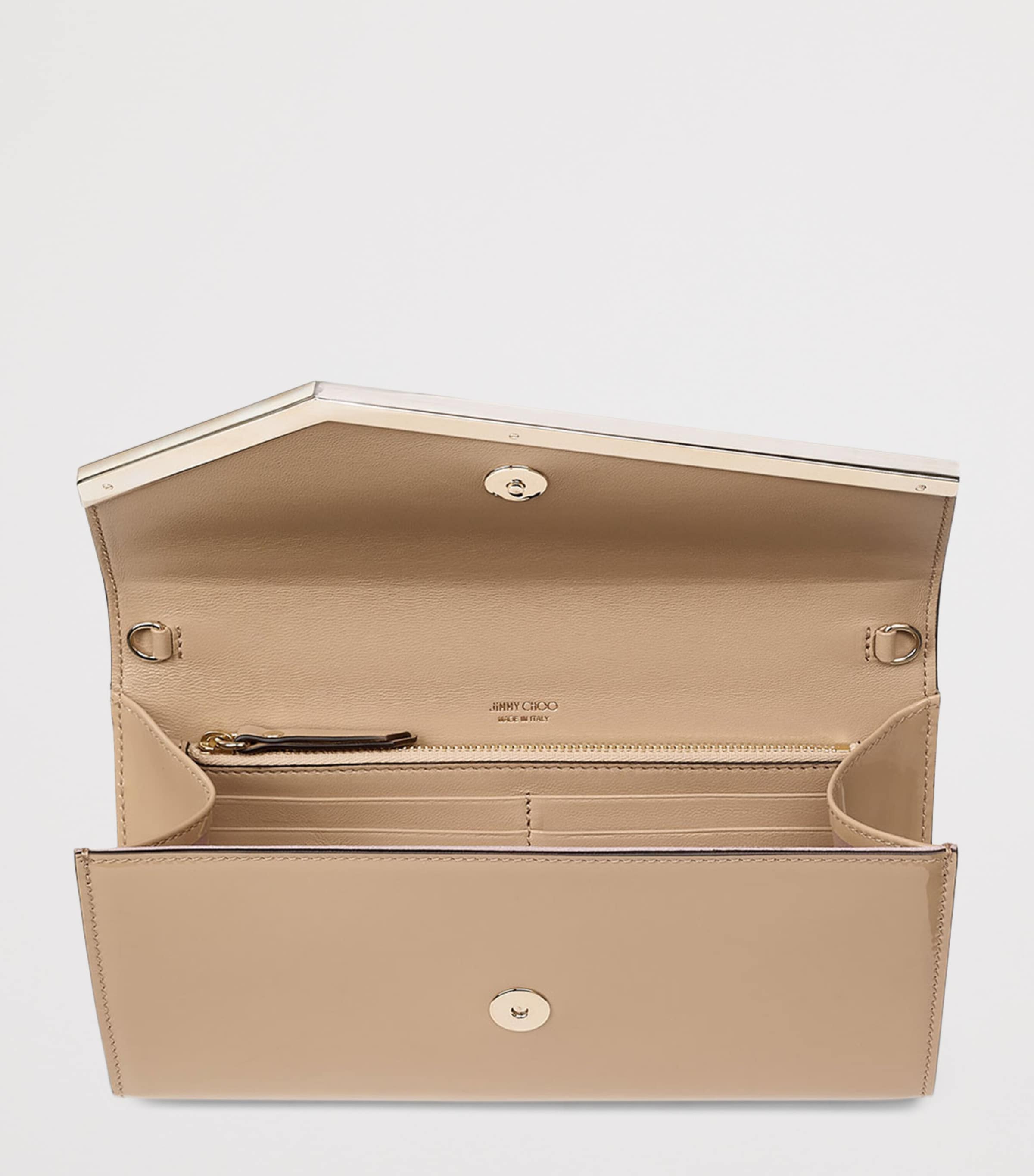 Patent Leather Emmie Clutch Bag