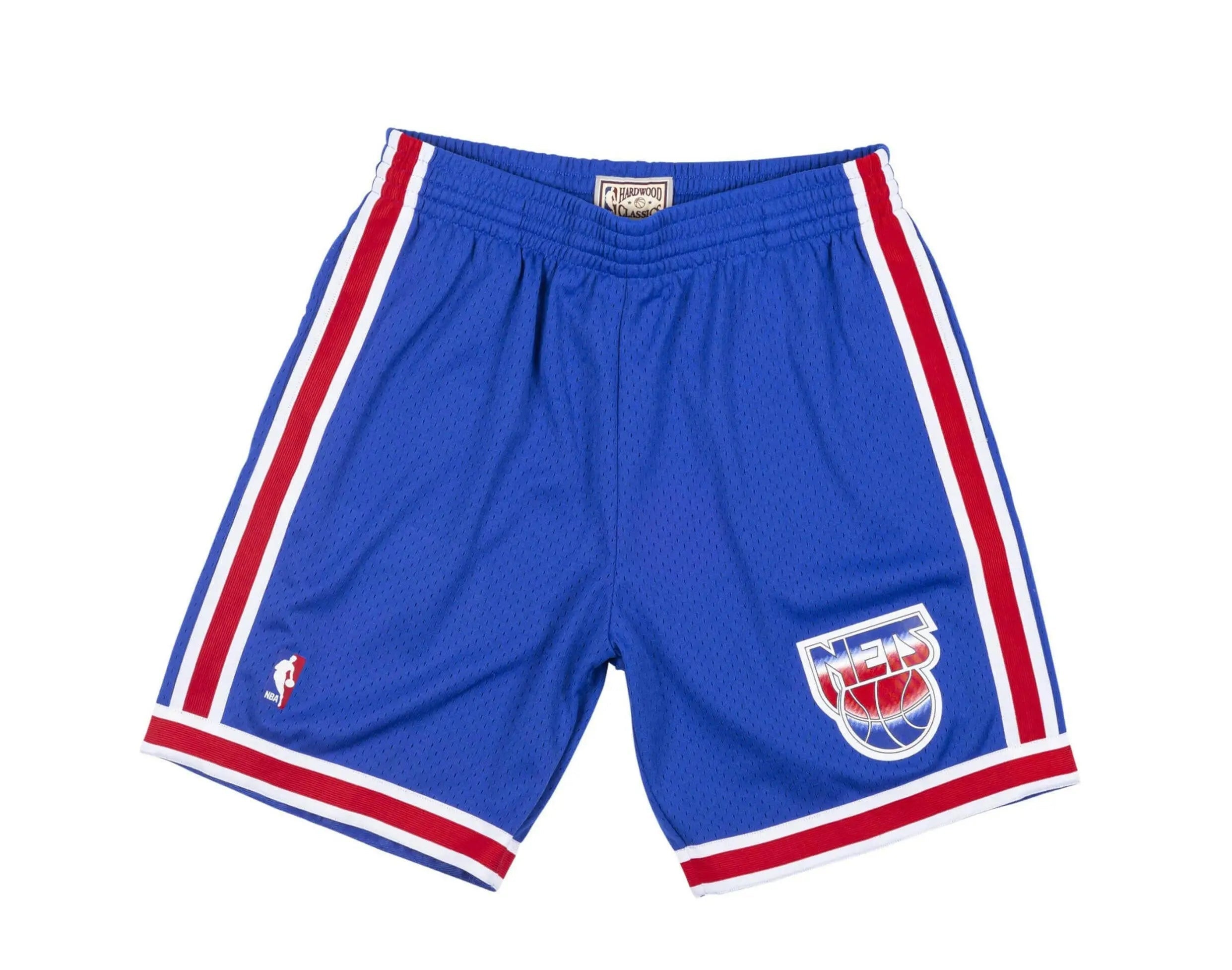 Swingman New Jersey Nets Road 1993-94 Men Shorts Royal Blue/White/Red