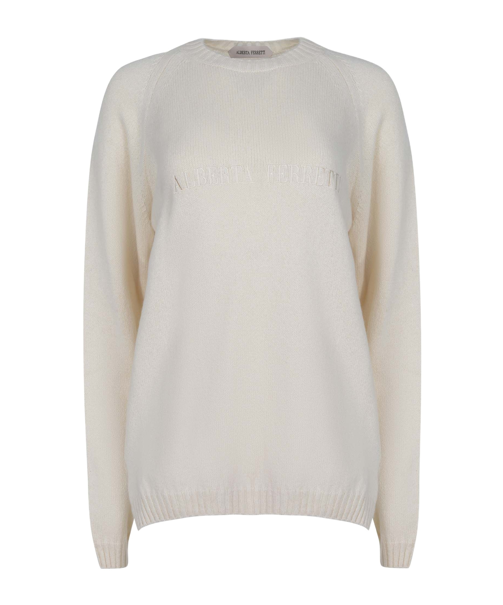 Long-sleeved crew neck pullover
