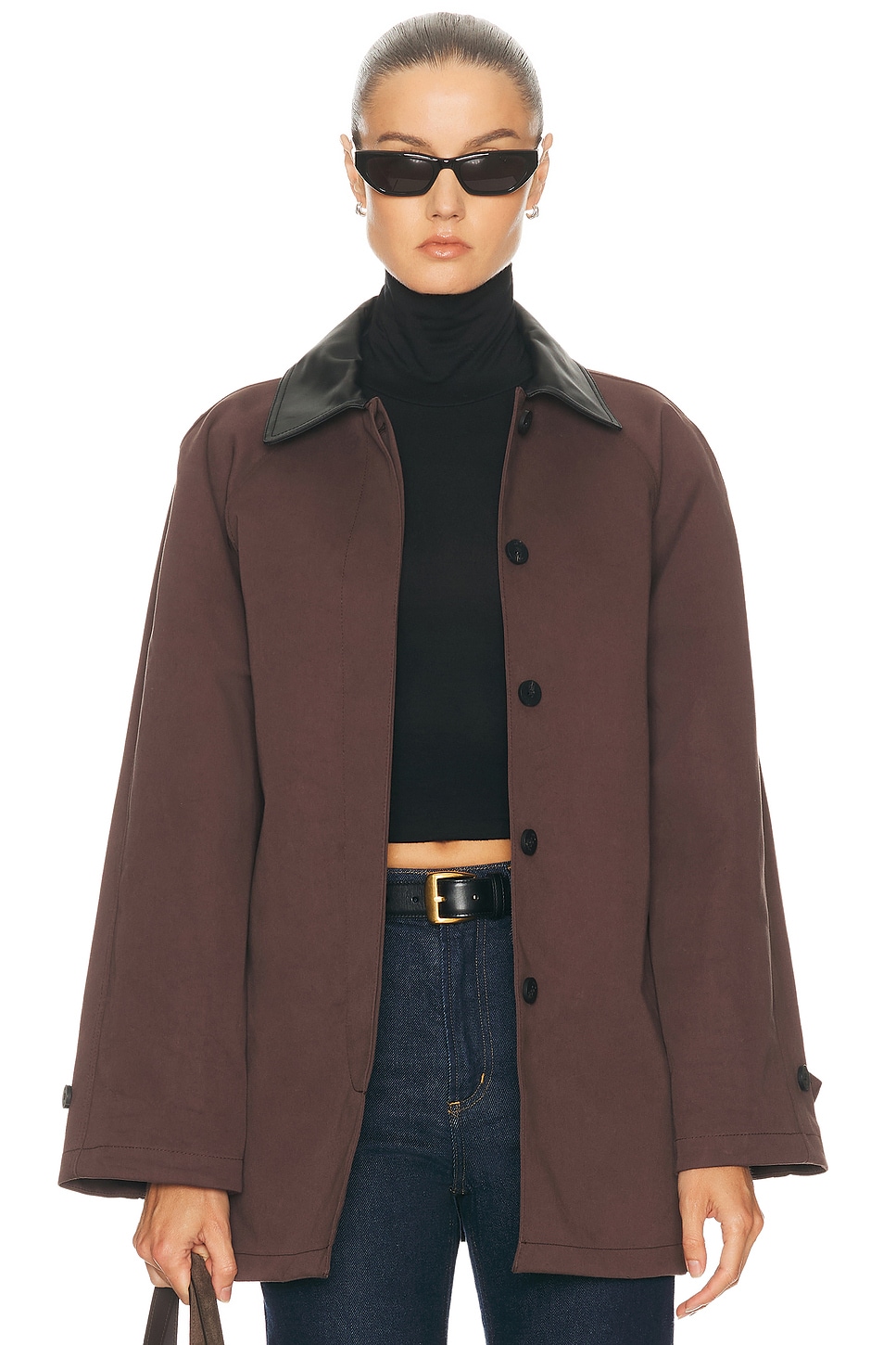 Staud Jackson Coat in Brown