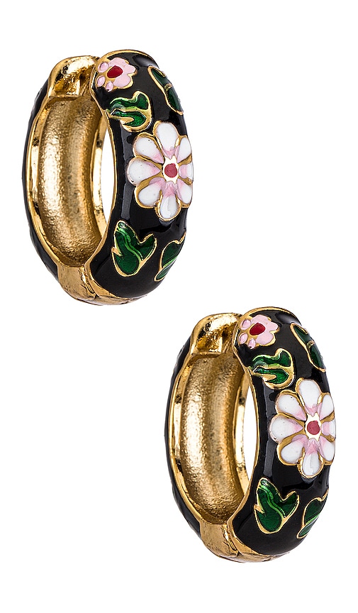 Petit moments Deco Hoops in Black