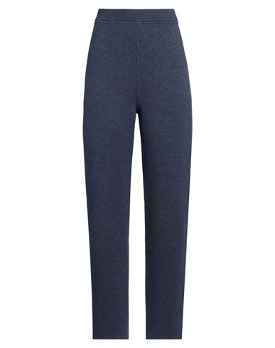 B. a. Printed Artworks Woman Pants Navy Size L Cashmere