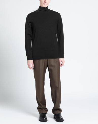 Man Turtleneck Black Size 40 Acrylic, Wool