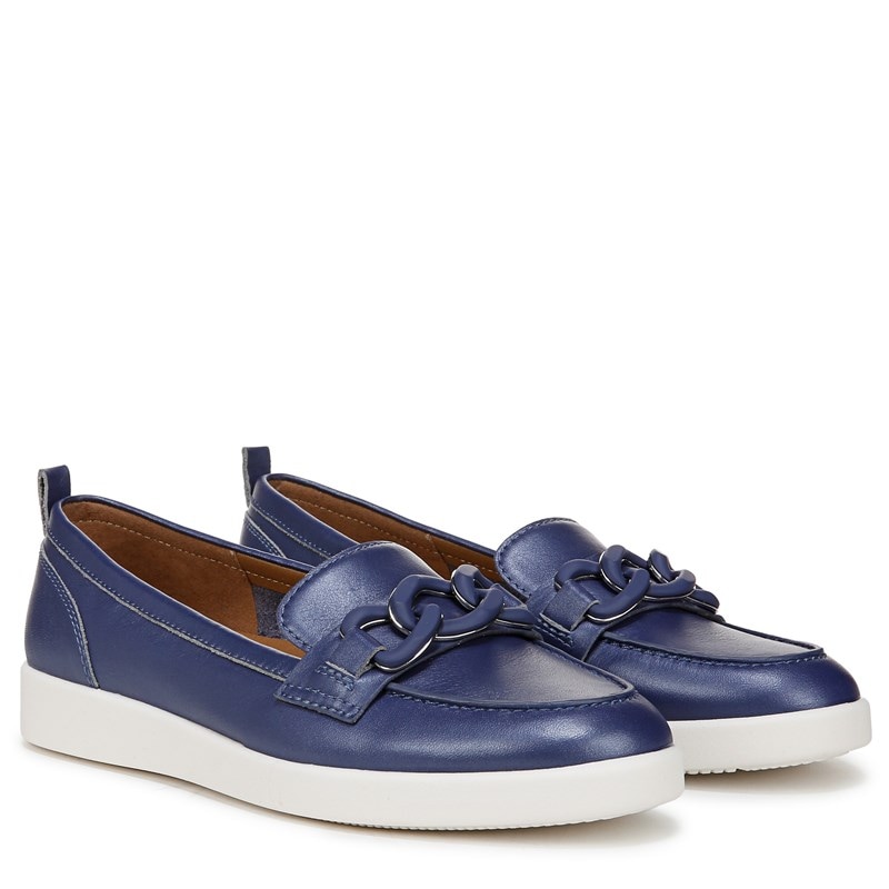 Naturalizer 여성 Kateri Bit Loafer Shoes, Future Dusk Blue Leather, 10.0M Round Toe J3336L2400