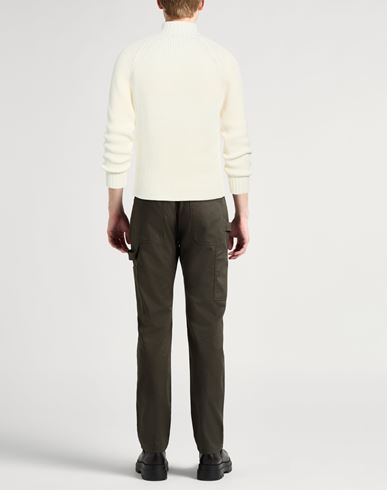 Man Turtleneck Ivory Size 36 Cotton