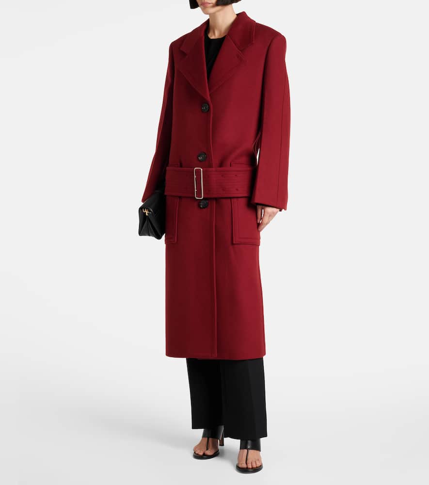 Wool and cashmere coat
